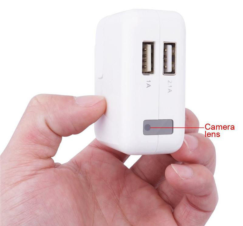 خفیہ کیمرے کے ساتھ USB چارجر