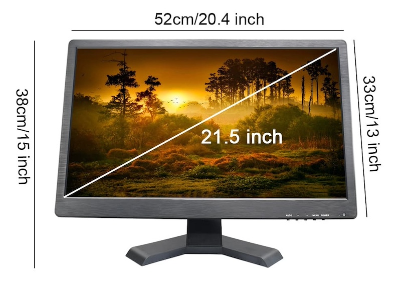 بی این سی والے کیمروں کے لیے LCD LED مانیٹر ویسا 21 انچ