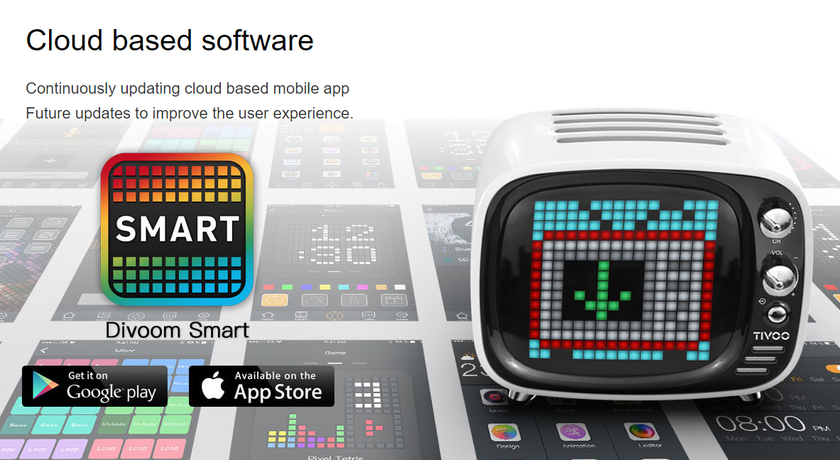 tivoo اسپیکر موبائل ایپلیکیشن کلاؤڈ سافٹ ویئر