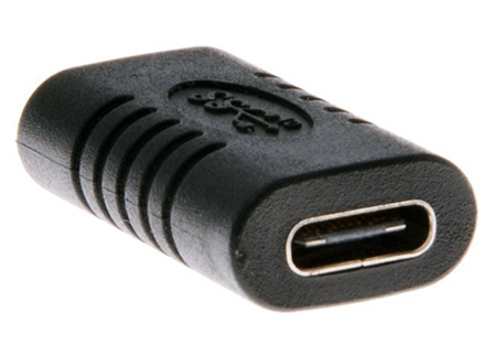 کنیکٹر USB-c مختصر سیاہ