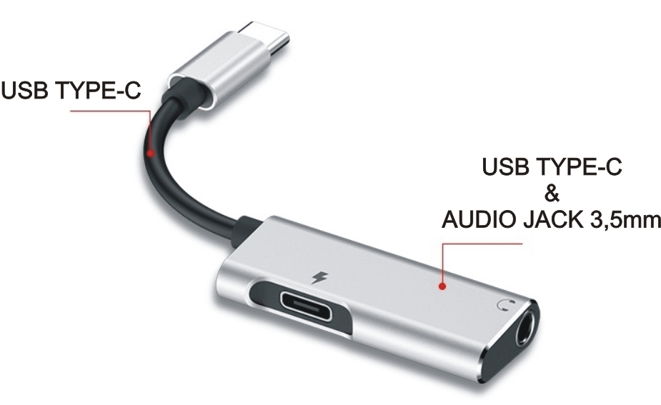 حب USB-c سے آڈیو