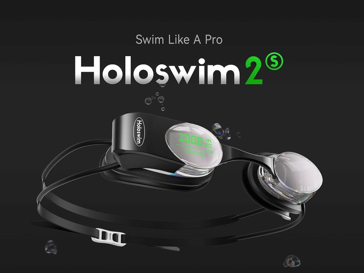 مصنوعی ذہانت کے ساتھ تیراکی کے چشمے holoswim 2