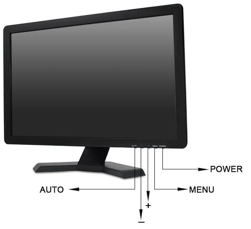 bnc مانیٹر 19 انچ ایکٹو میٹرکس TFT LCD مانیٹر