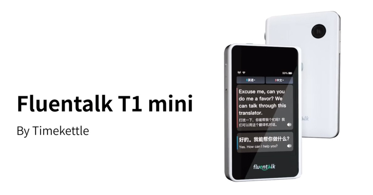 Fluentalk T1 mini Timekettle - پورٹیبل سفری مترجم