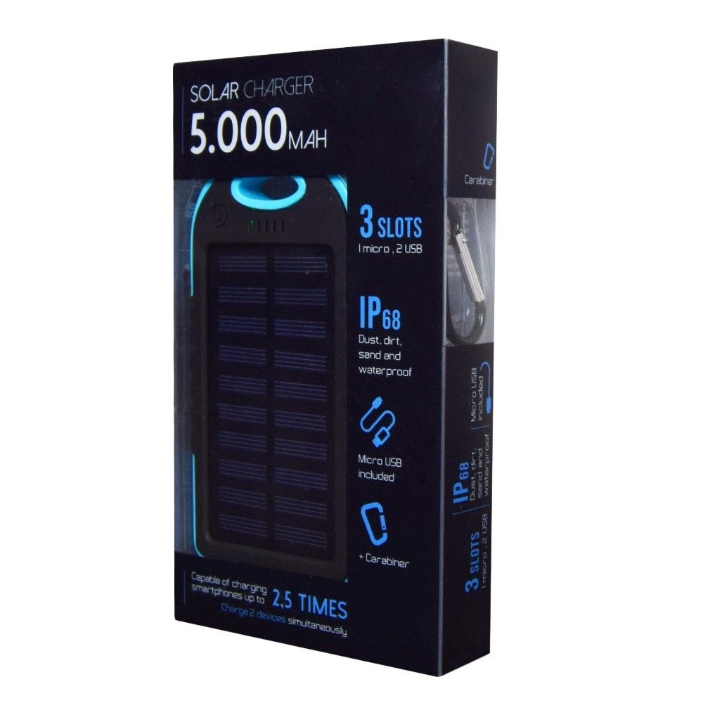 سولر موبائل فون چارجر 5000mah